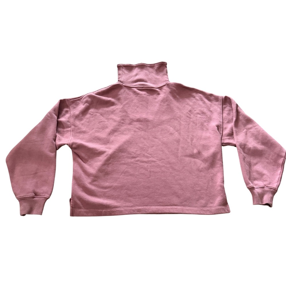 Gap Wispy Mauve Half Zip Fleece Pullover Sweatshirt 695361-10 XS